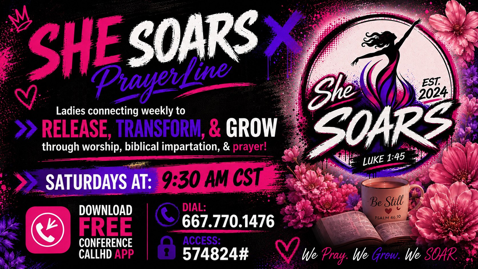 She SOARS Prayer Line